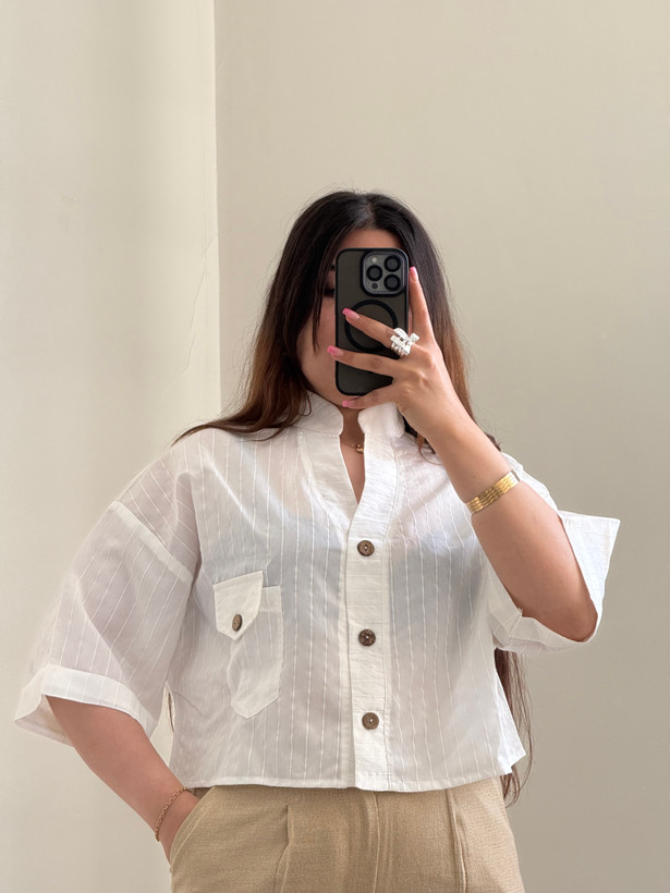 شومیز باکسی را راه زنانه طرح دیپلمات