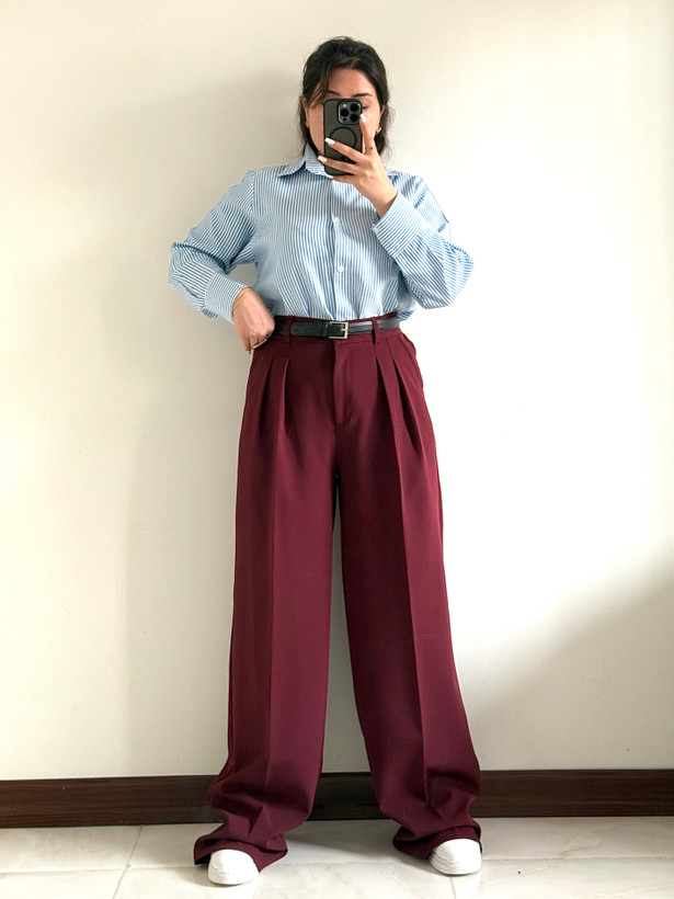 شلوار پارچه ای زنانه مازراتی
