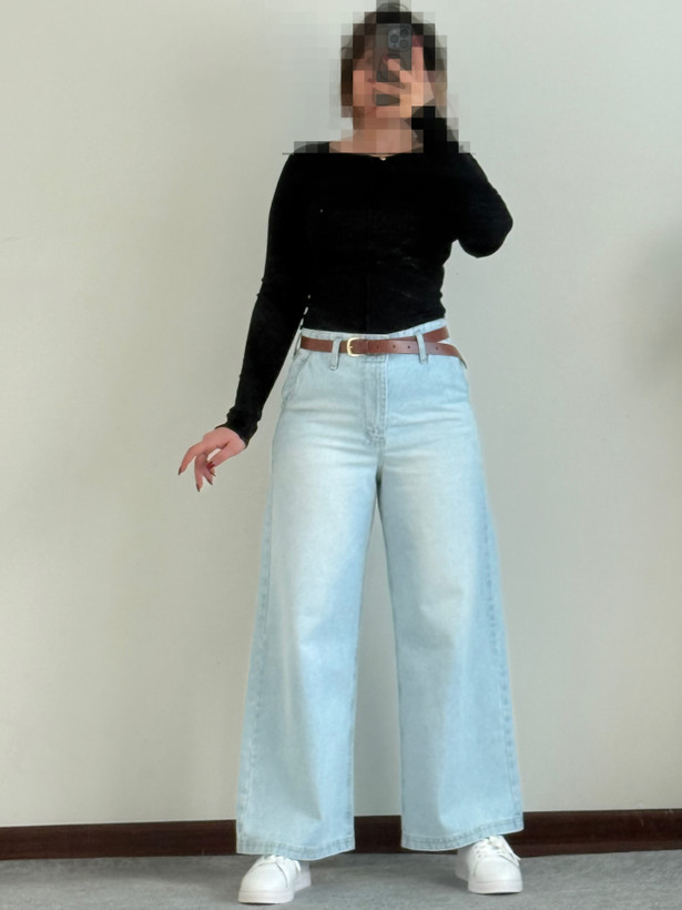 شلوار جین وایدلگ زنانه