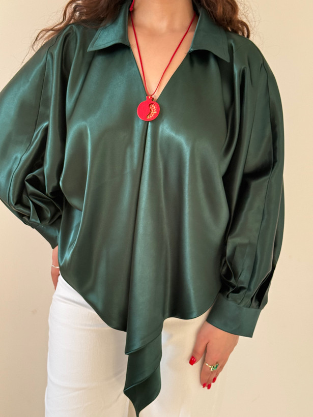 شومیز ساتن زنانه